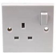 SOCKET SWITCHED, 1GANG, SP