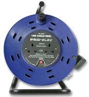 MAINS EXTENSION REEL, 2 OUTLET, UK, 15M