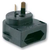 PLUG, EURO CEE7-AUSTRALIA, BLACK