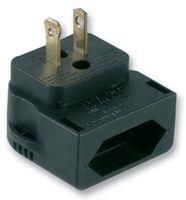 PLUG, EURO CEE7-AMERICAN, BLACK