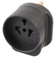 TRAVEL ADAPTER, 13A, 240V, BLACK