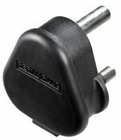 MAINS PLUG, 15A, BLK