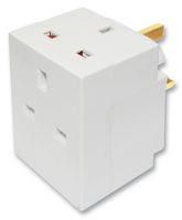 TRAVEL ADAPTER, 230V, 13A, WHT