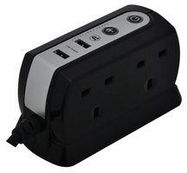 POWER OUTLET STRIP, 4 OUTLET, 230V, 1M