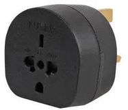 TRAVEL ADAPTOR ALL CONTINENTS TO UK, BLK