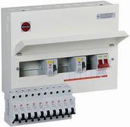 10WAY METAL CONSUMER UNIT + 10 MCBS