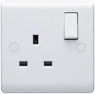 CASA 1G 13A DP SWITCHED SOCKET