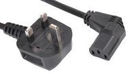 LEAD RA IEC C13 TO 13A PLUG 1M