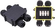 WATERPROOF BOX TERM BLOCK BLACK IP68