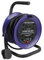 EXTENSION REEL MINI 4 WAY 10M
