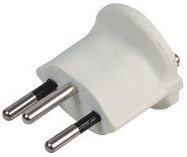 WHITE SCHUKO TO SWISS GROUNDED CVT PLUG