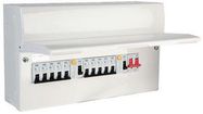 CONSUMER UNIT 10 WAY + 2 X RCD 10X MCB