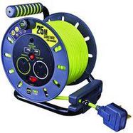 2 SKT 25M 13A MED OPEN REEL + USB UK