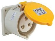 PANEL SOCKET 32A 110V YELLOW 2P-E