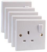 SWITCHED SOCKET 1 GANG SP 5-PK