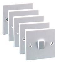 LIGHTSWITCH 1 GANG 2 WAY 5-PK