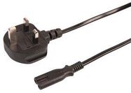 LEAD 13A PLUG TO C7 BLACK 1M