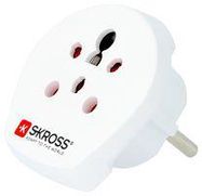 TRAVEL ADAPTER, IND/ISRAEL-EU, 16A/250V