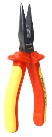 Insulated Long Nose Plier VDE 1000V, PM-919 Pro'sKit