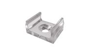 Holder for LED profile LUMINES type A, transparent