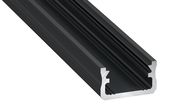 LED Profile LUMINES type A black anodized 3.00m