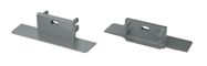 Endcap for LED profile ZATI, grey, ABS plastic, LUMINES