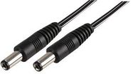 POWER CORD, 2.5MM DC PLUG, 0.5M, BLK