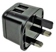 ADAPTOR, AC-DC, 2 O/P, 15.5W