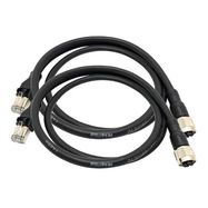 2 x RJ45 to M12 X coded 1m adapter cable, Trend Networks