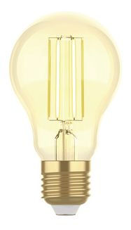 LED filament bulb E27, 230V, 4.9W, 470lm, 2700K - 6500K, CCT, A60, smart Wi-Fi, app controllable, TUYA / Smart Life, WOOX