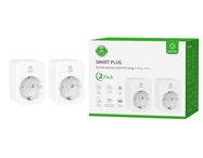 Smart sockets 2pcs, 3680W, 16A, with energy meter, TUYA, WOOX