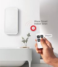 Smart ZigBee remote control for wireless home security system, CR2032, white, WOOX