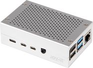 Joy-iT Aluminium case silver for Raspberry Pi 4B