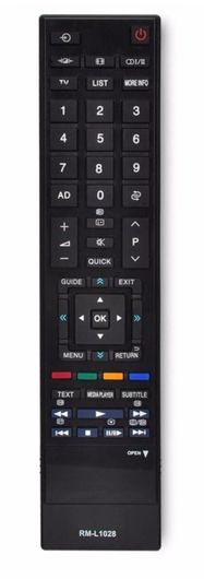 Remote control TOSHIBA Universal RM-L1028