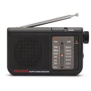 Pocket Radio FM/AM with 3.5mm Jack, Black