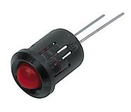 Clip for LEDs;8mm;plastic;convex