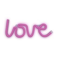 Neon LED Light LOVE pink Bat + USB FLNEO5 Forever Light