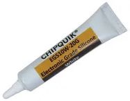 SILICONE ADHESIVE, ELECTRONICS, WHT