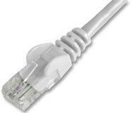 PATCH LEAD CAT 5E SNAGLESS WHITE 0.5M