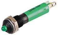 LED INDICATOR, 12V, GREEN