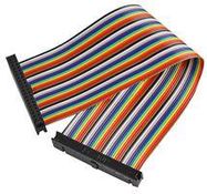 RIBBON CABLE, RAINBOW, F-F, 40WAY, 200MM