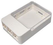 RASPBERRY PI STYLE ENCLOSURE, ABS, WHITE