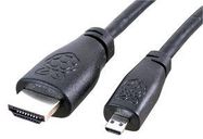 CABLE ASSY, MICRO HDMI-HDMI PL, 1M, BLK