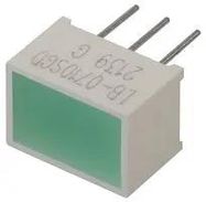 LIGHT BAR LED DISPLAY, SUPER GRN, 10X7MM