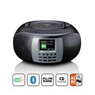 Portable DAB+/FM Radio with Bluetooth® CD Player and large LCD colour display Black