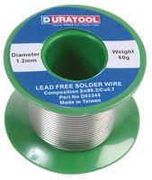 SOLDER WIRE, SN/ CU, 1.2MM, 50G