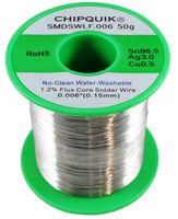 SOLDER WIRE, NO CLEAN, 220 DEG C, 0.15MM