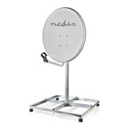 Satellite Balcony Stand | Mast length: 0.75 m | Maximum dish size: 90.0 cm | Bottom plate size: 4 x 30 x 30 cm | Steel | Silver