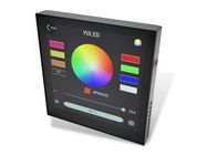 DALI mini control panel, touch screen, 64 addresses, for programming and controlling groups, scenes, colors