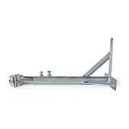 Satellite Wall Mount | Minimum wall distance: 350 mm | Maximum wall distance: 660 mm | Distance to wall: 0.00 mm | Diameter clamp: 32 - 42 mm | Steel | Silver